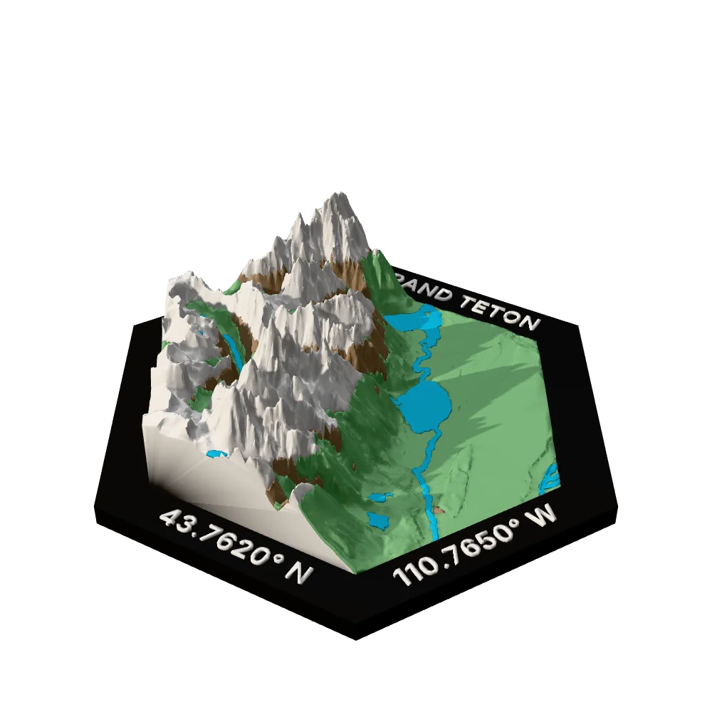 Grand Teton National Park regular hex