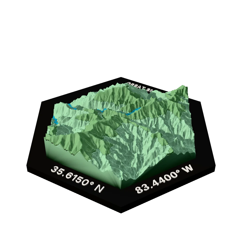 Great Smoky Mountains National Park regular hex