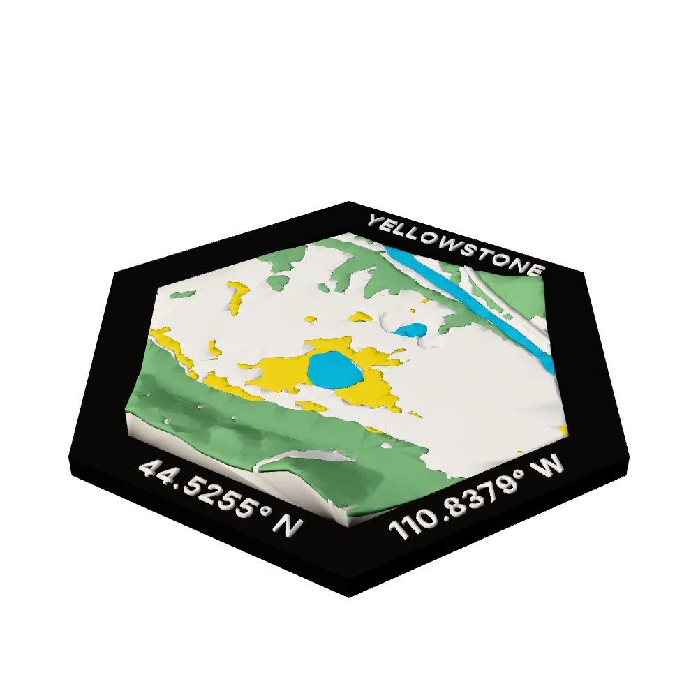 Yellowstone National Park regular hex