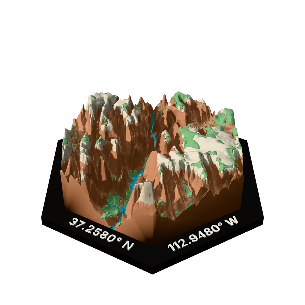 Zion National Park regular hex